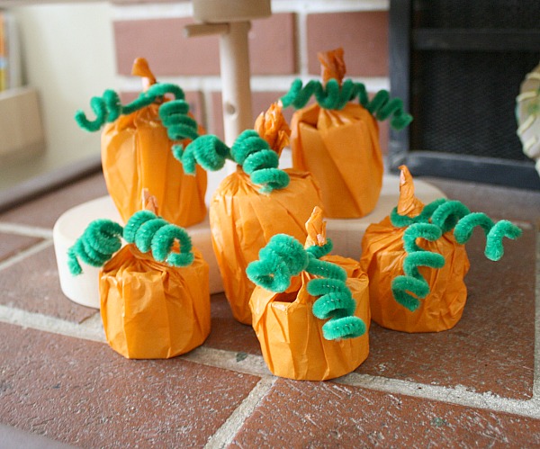 Cardboard Tube Pumpkin Craft Ideas