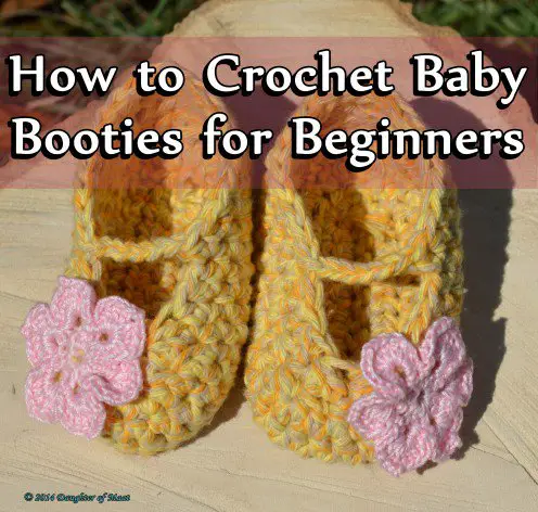 Crochet Baby Booties 0-3 Months