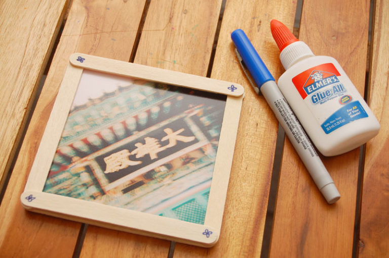 25 DIY Creative Popsicle Stick Frames Ideas & Tutorials