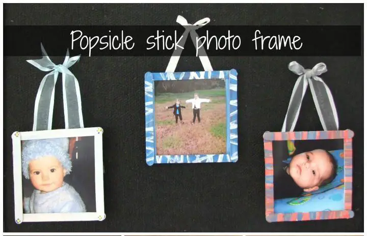 Popsicle Stick Frames Preschool