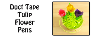 Easy DIY Instructions: Duct Tape Flower Pens - Ideas for DIY