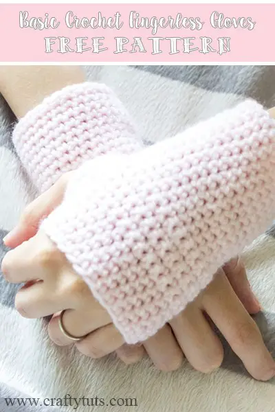 Crochet Fingerless Gloves Tutorial
