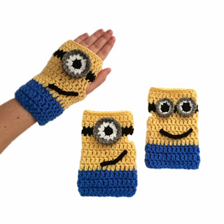 Crochet Fingerless Mittens Pattern