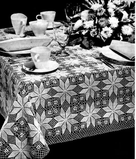 Crochet Tablecloth Designs with Instructions