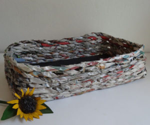 DIY Newspaper Basket Weaving Patterns
