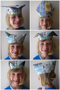 21 Easy DIY: How to Make a Newspaper Hat