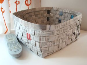 How to Make Newspaper Basket