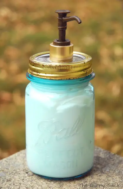 Mason Jar Glass Soap Dispenser