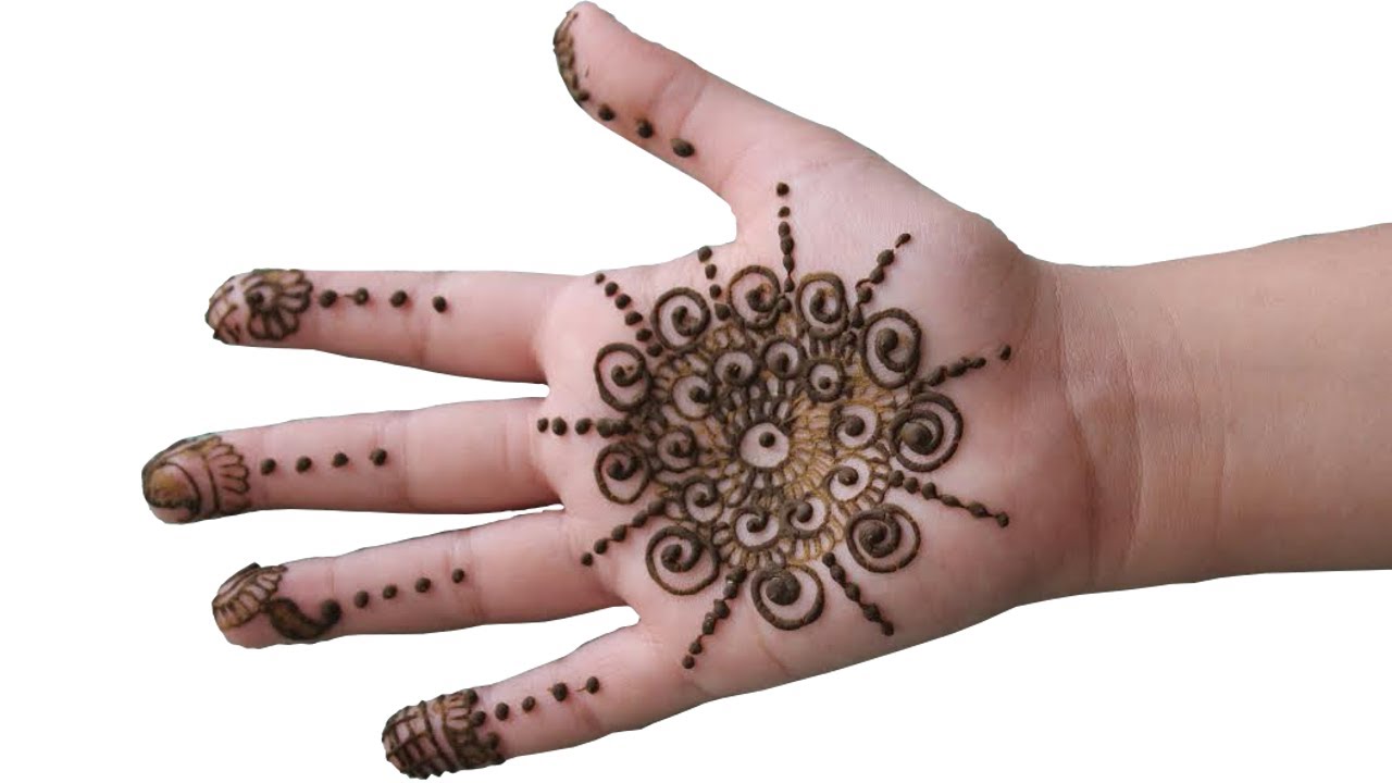 51 Easy Simple Mehndi Designs For Kids