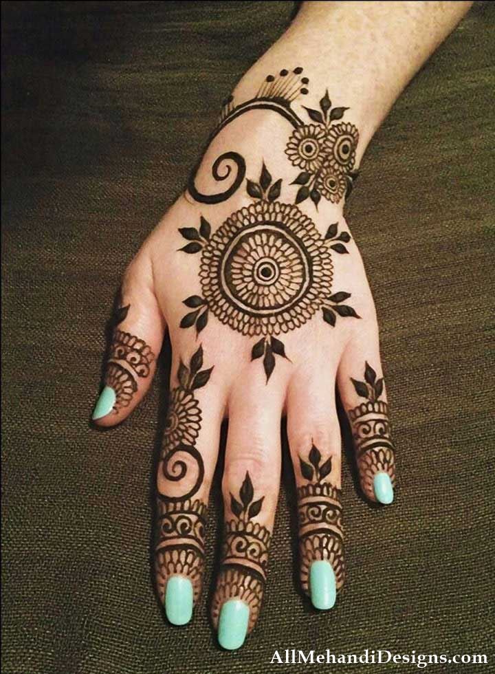 51+ Easy & Simple Mehndi Designs for Kids