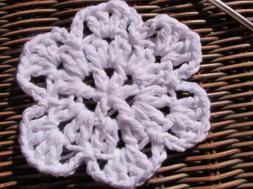 Snowflake Crochet Coaster Pattern