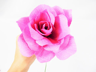 crepe paper flowers template