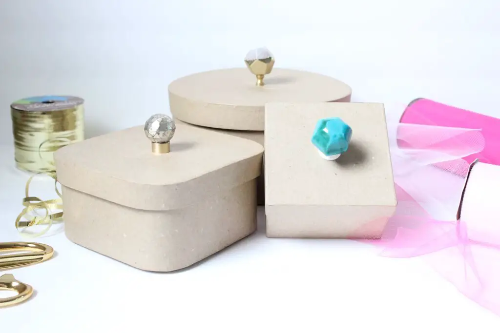 Paper Mache Jewelry Box Making