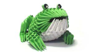 3D Origami Frog Tutorial