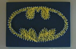 Batman String Art Instruction