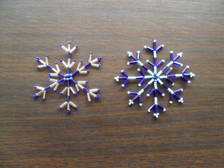 16 Beaded Snowflake Patterns | Instructions & Tutorials