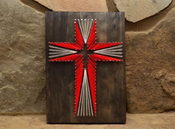 4. DIY Cross String Art - wide 2