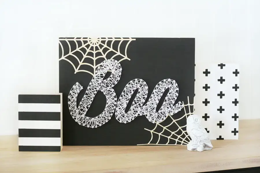 DIY String Art for Halloween