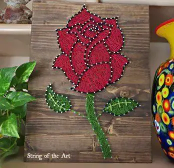 Flower String Art Design