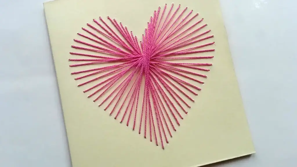 How to make string art Card