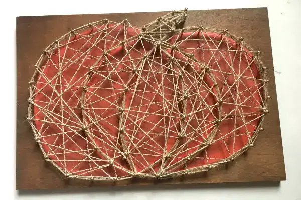 Pumpkin String Art Pattern