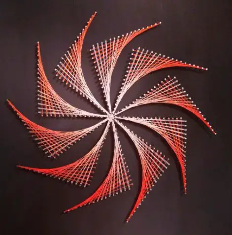 Pinwheel String Art