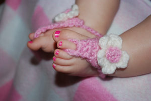 Baby Barefoot Sandals Crochet