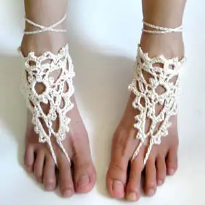 Crochet Barefoot Sandal Tutorial