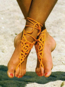Crochet Barefoot Sandals Free Pattern