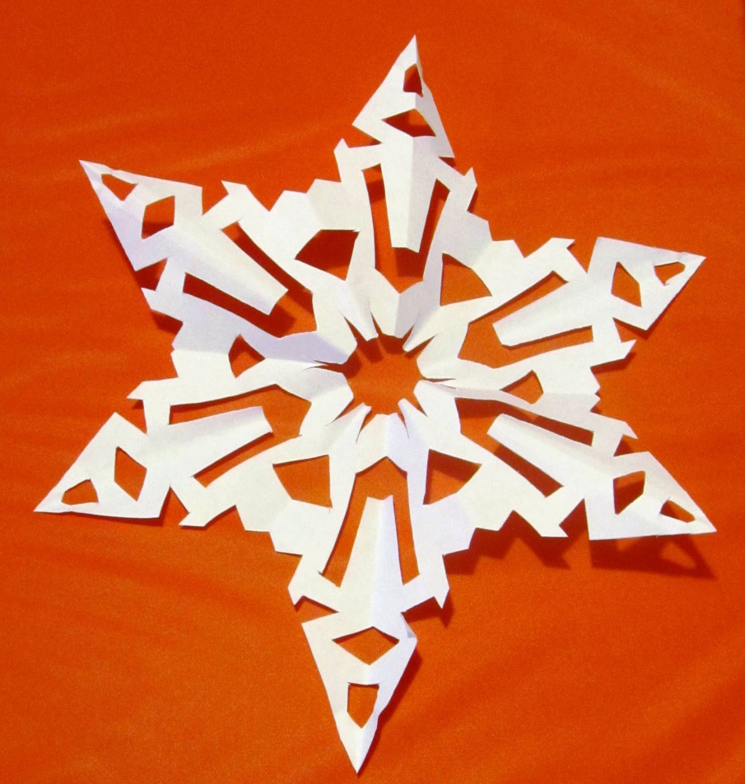 how to make snowflakes from coffee filters