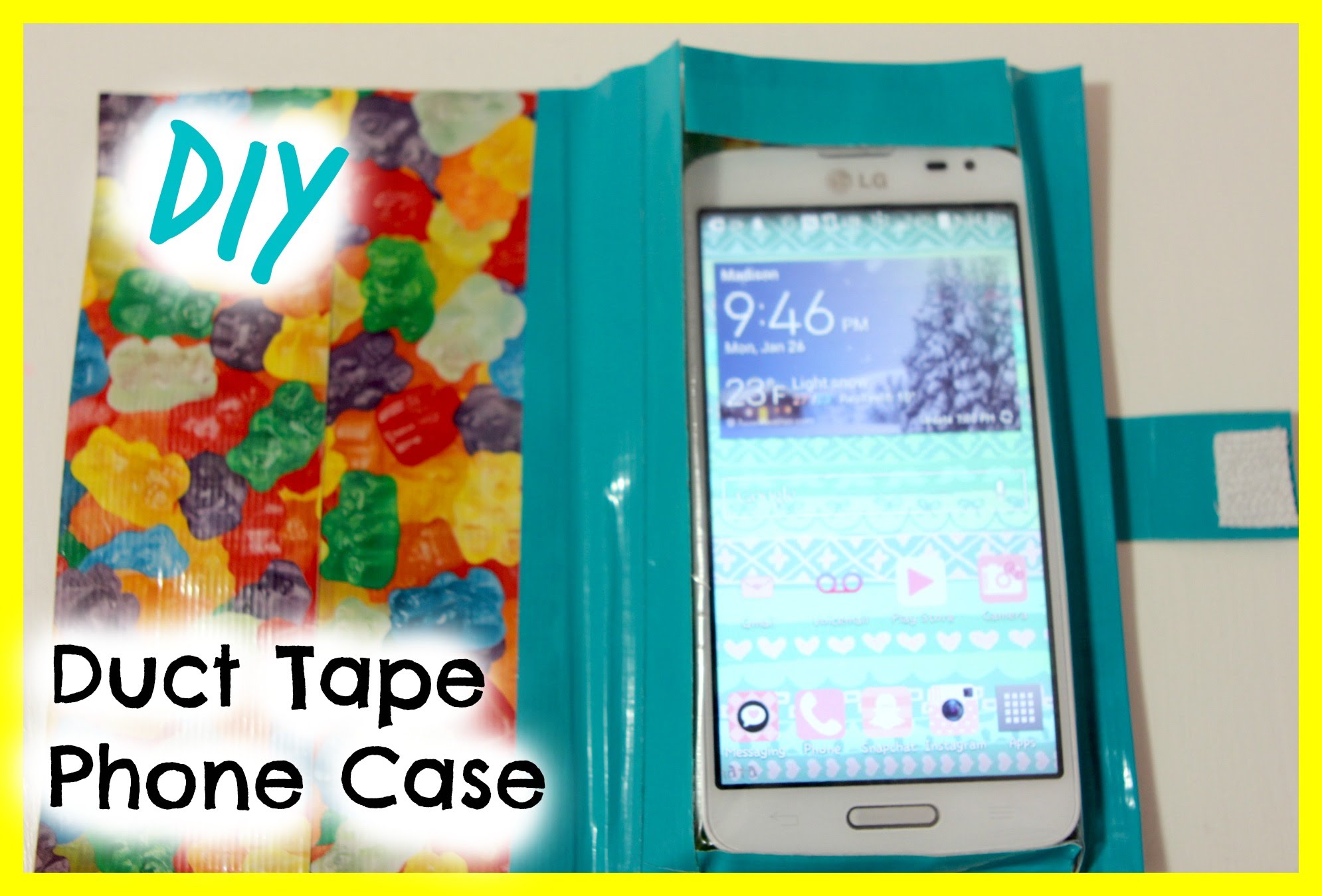 Duct Tape Phone Case Project