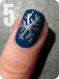 Nail Art Snowflake