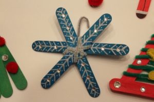 Popsicle Snowflakes DIY