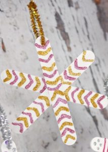 Popsicle Stick Snowflake Images