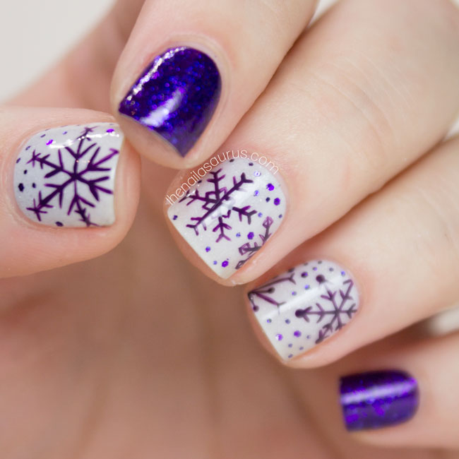 25 Amazing DIY Snowflake Nail Art Designs with Instructions