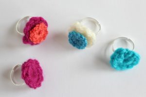 Circle Crochet Rings