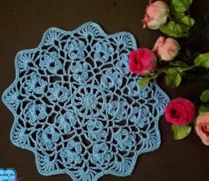 Crochet Flower Doily Pattern