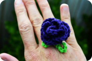 Crochet Flower Ring