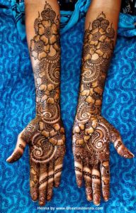 Full Hand Bridal Mehndi Design