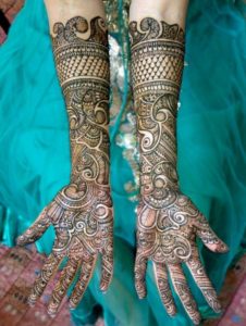 Latest Bridal Mehndi Designs for Full Hands