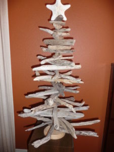 Making Driftwood Christmas Tree