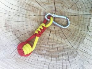 Monkey Fist Keychain with Paracord