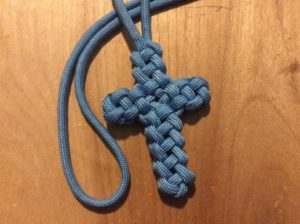 Paracord Cross Necklace