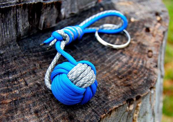 Paracord Monkey Fist Keychain