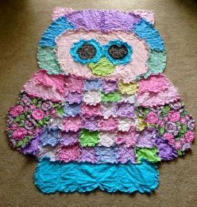 Owl Rag Quilt Design