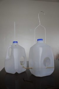 Plastic Milk Jug Bird Feeder