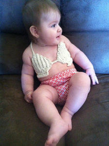 Cute Crochted Bikini Baby