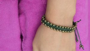 Macrame Beaded Bracelet