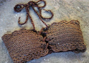 Strapless Crochet Bikini