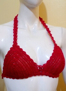 Crochet Bikini Halter Top